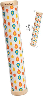 PlanToys® Wooden Rain Maker Musical Toy for Toddlers | Baby Rain Stick for Sensory & Auditory Development | Eco-Friendly Educational Toy for 12+ Months