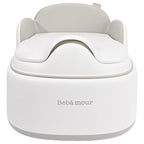 Bebamour Potty Training Toilet 3 in 1 Multi-Functional Potty Seat Detachable Baby Potty Step Stool Anti-Slip Stable Potty Training Toilet with 100 Pack Trash Bags for Baby Toddler Kids(Coffee)