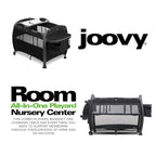 Joovy Room-Playard, Nursery Center, Bassinet, Changing-Table, Black