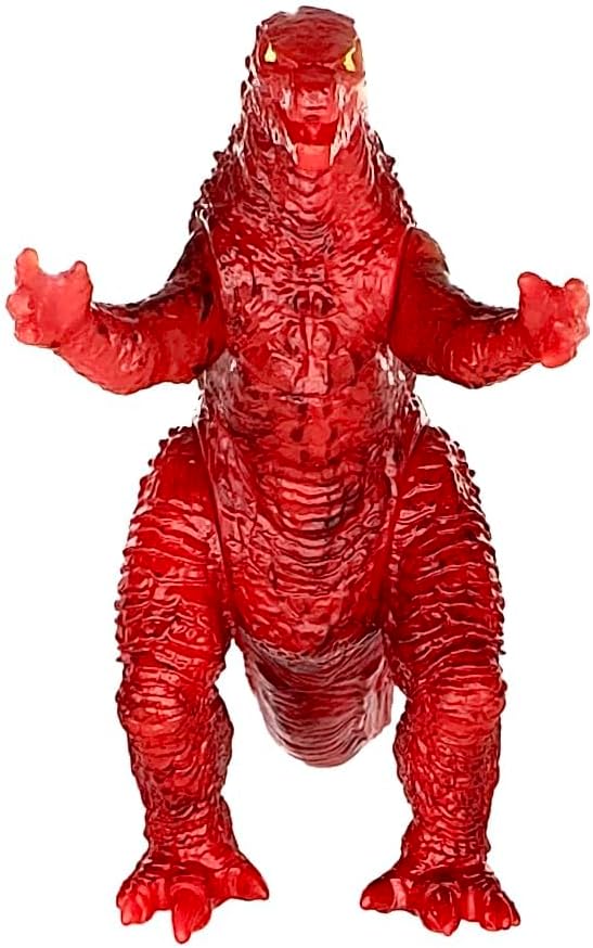 TwCare Fire Godzilla vs. Kong 2021 Toy Burning Action Figure: Flaming King of The Monsters, Movie Series Movable Joints Soft Vinyl, Travel Bag