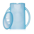 Flipping Holder Squeeze Proof Food Pouch Holder for Toddlers, Babies, Kids, Mess Free No Squeeze Juice Box Drink and Applesauce Snack Holder with Easy Grip Handles and Lid