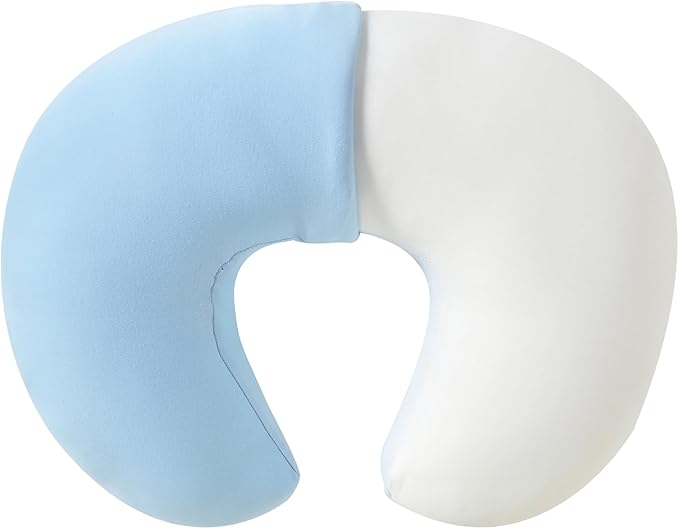 Nursing Pillow, Plus Size Breastfeeding Pillow Original Support for Baby Boys Girls Breastfeeding Essentials, with Removable Soft Cotton Cover (Light Blue, Standard (23.62*18.11*5.91 Inches))