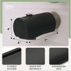 Parker Baby Universal Bathtub Faucet Safety Guard | Soft & Durable Silicone Faucet Cover Bathtub Baby | BPA Free & Food Grade Bath Spout Cover for Baby in Neutral Colors