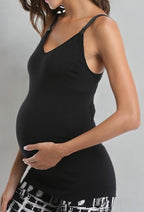 Womens Maternity Nursing Tank Cami for Breastfeeding with Adjustable Straps