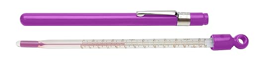 SP Bel-Art, H-B DURAC Plus Pocket Liquid-In-Glass Laboratory Thermometer; -30 to 120F, Closed Plastic Case, Organic Liquid Fill (B60770-1200)