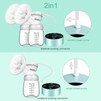 Electric Breast Pump, Breast Pump Electric Breastfeeding Pump 3 Modes 10 Levels Dual Rechargeable Nursing Double Breast Milk Pump Massage with Touchscreen LED