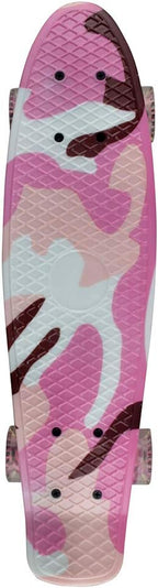 Skateboards Complete 22 Inch Mini Cruiser Retro Skateboard for Kids Boys Youths Beginners