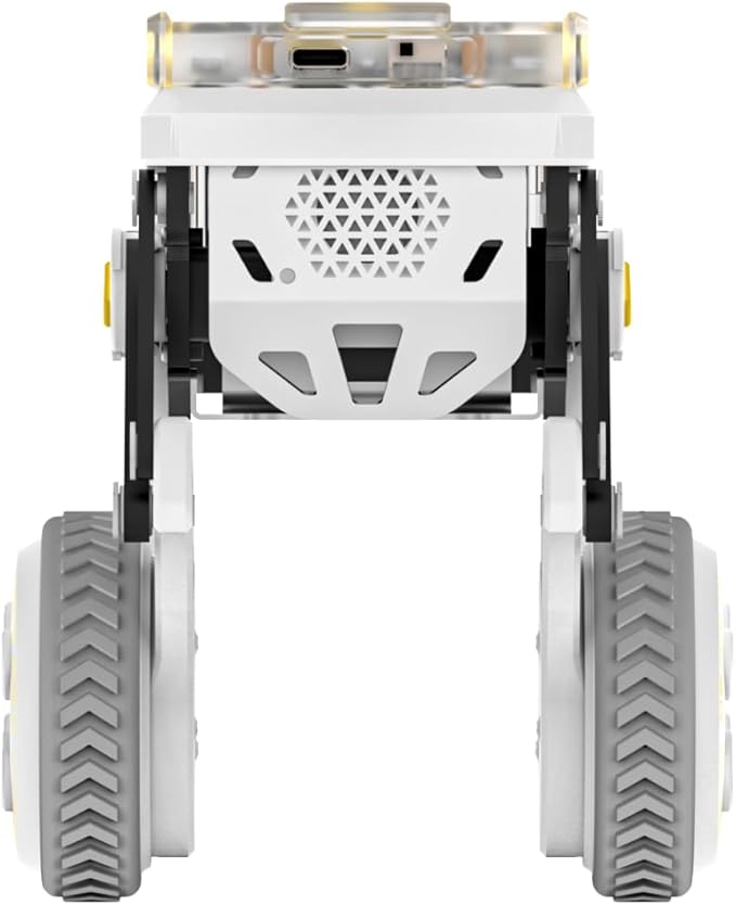 ELECFREAKS Micro:bit XGO Rider Kit Makecode Programing Two-Wheeled Robot,Self-Balancing Car Bionic Built-in IMU and Brushless Motor All-Metal Servo,Opens Underlying Python Protocol(Without microbit)