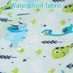 Baby bibs Waterproof Toddler bib - Feeding bib with Pocket for Infant Boy Girl Washable 6-36M