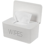 NOVWANG Wipes Dispenser, Large Capacity Baby Wipe Holder(8.3L x 4.9W x 3.9H inches) Refillable Wipes Container with Sealing Design Baby Wet Wipes Dispenser for Bathroom Home Office Car