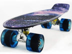 Skateboards Complete 22 Inch Mini Cruiser Retro Skateboard for Kids Boys Youths Beginners