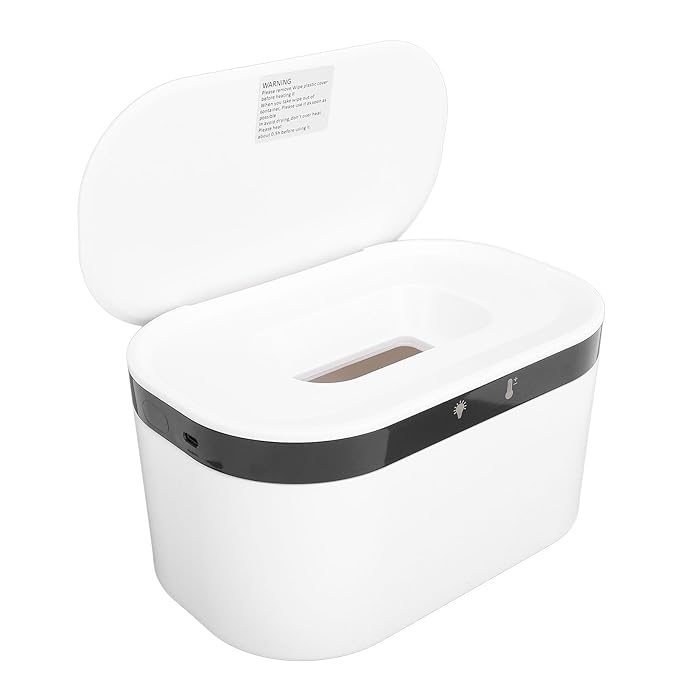 Baby Wipe Warmer with Nightlight Motion Sensor,Baby Wipe Warmer with Advanced Gentle Night Light Wet Wipes Warmer Diaper Wipe Warmer Keeps Wipes Warm and Moist for Baby Nursery