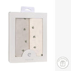 Ely’s & Co. Crib Sheets Baby Girl/Boy Fitted Crib Mattress Sheet Set, 2 Pack, 100% Jersey Knit Cotton, Infant and Toddler Nursery Bedding, Neutral Taupe and Cream with Sage Vintage Print, 28” x 52”