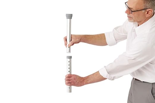 Medline Durable Aluminum Frame, Round Swivel Shower Stool, Gray, Supports up to 300lbs.