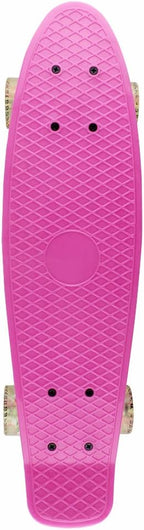 Skateboards Complete 22 Inch Mini Cruiser Retro Skateboard for Kids Boys Youths Beginners