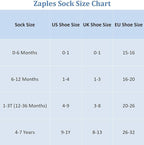 Zaples Baby Non Slip Grip Ankle Socks with Non Skid Soles for Infants Toddlers Kids Boys Girls