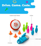 Sphero Mini (Red) - Coding Robot Ball - Educational Coding and Gaming for Kids and Teens - Bluetooth Connectivity - Interactive and Fun Learning Experience for Ages 8+