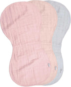 green sprouts Organic Cotton Muslin Burp Cloths, Adult Use Only, Hypoallergenic, Standard 100 by Oeko-TEX® Certified, Tested for Hormones Large