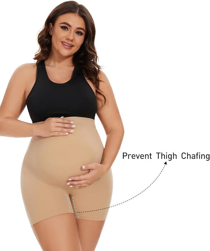 Seamless Maternity Shapewear, Belly Support Pregnancy Underwear for Maternity Photography and Baby Shower Dresses