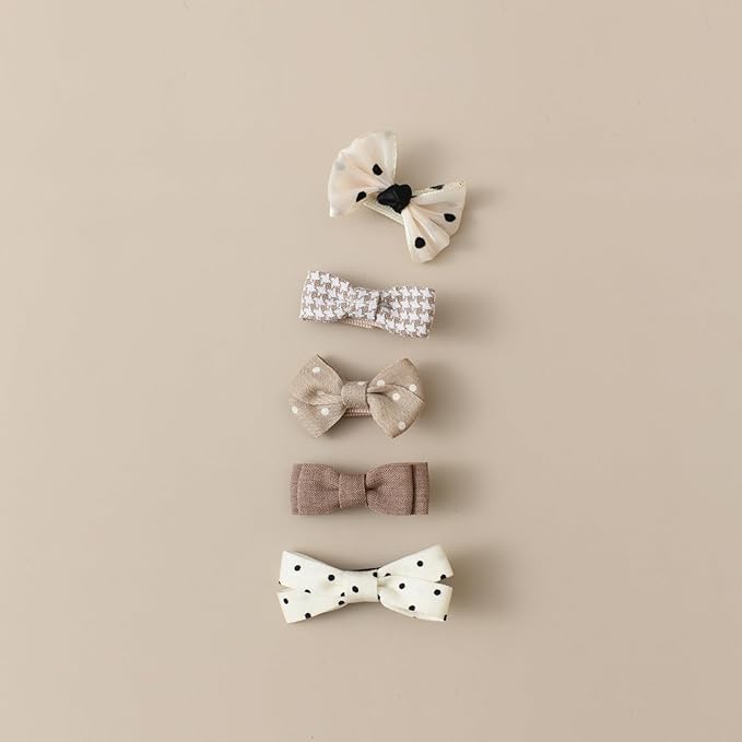 20 PCS Baby Hair Clips Set 2'' Toddler Girl Hair Bows Fully Covered Barrettes Infant Tiny Hair Accessories for Babies Kids Fine Hair