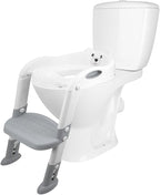 Lulyboo Potty Training Seat & Step Stool with Ladder for Toddlers - Adjustable Non-Slip Seat with Splash Guard, Built-in Handles, and Tracking Chart - Stress-Free and Comfortable Potty Training