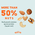 Mission Mighty Me Nutty Puffs Mixed Nut Butter Puffs for Babies + Kids - Pediatrician Developed, Plant-Based Gluten-Free Baby Snack - Peanut, Tree Nut, Cinnamon (6 Pack - 5 Pack Plus Peanut Sample)