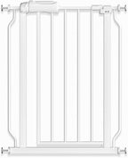 TSAYAWA Narrow Baby gate Baby Safety Gate 24.02-29Inch Auto Close Child Gates, Pressure Mounted Gate for Stairs & Doorways, Indoor/Outdoor Heavy-Duty Pet Gate for Toddlers, Dogs, White