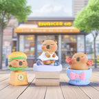 Capybara Series Blind Box Collectible Action Figures, Random Cute Capybara Toy for Capybara Lovers, Mystery Box Gift for Home Decor Birthday Party Favors