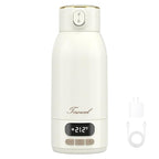 Portable Bottle Warmer for Travel Portable Milk Warmer for Baby Travel,Multi-Speed Keep Warm Function, 95-212℉ 17oz Capacity,66W Battery,24hrs Keep Warm,Best Choice for Travel Bottle Warmer on The Go