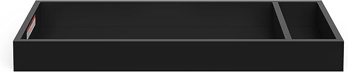 Child Craft Universal Changing Table Topper, Convert Dresser into a Changing Table Surface, Securely Attaches, Non-Toxic, Baby Safe Finish (Ebony)