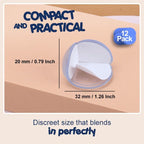 Elite, Clear Corner Protectors for Baby – Transparent Silicone Edge Guards – Soft & Flexible Bumpers for Table, Desk, Cabinet – Reusable & Easy to Apply – 18-Pack