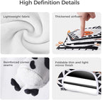 TUMAMA Black and White Baby Toys, High Contrast Tummy Time, Newborn Soft Books Mirror Rattles, Montessori Sensory 0-12 Months, Hanging Infant for Carseat Stroller Play Mat Crib