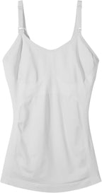 Women's Maternity Nursing Tank Tops with Built in Bra for Breastfeeding Camisoles Shirt 4Pack