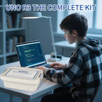 Most Complete Starter Kit for UNO R3 Project Electronics Starter Kit with Tutorial Compatible with IDE STEM Projects for Teens Adults Robotics & Engineering Kits Science | Coding | Programming Kit