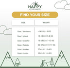 Happy Little Camper Natural Flushable Wipes - Hypoallergenic Wet Wipes with Aloe Vera, Chamomile and Pomegranate Extract - Unscented Baby Wipes Safe for Sensitive Skin - 150 Count