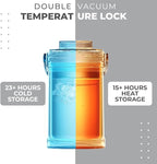 Portable Cooler, Breastmilk Chiller, Large Real-Time Temperature Display, Double Vacuum Insulation, 360° Cooling 24 Hours, Stainless Steel, Versatile Storage, up to 2L