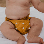 Cloth Diaper Cover, Washable Reusable Cover with Snap Closure, Cloth Diaper Shell for Prefold, Wet Bag Included, Pacific Neutrals by Nora's Nursery