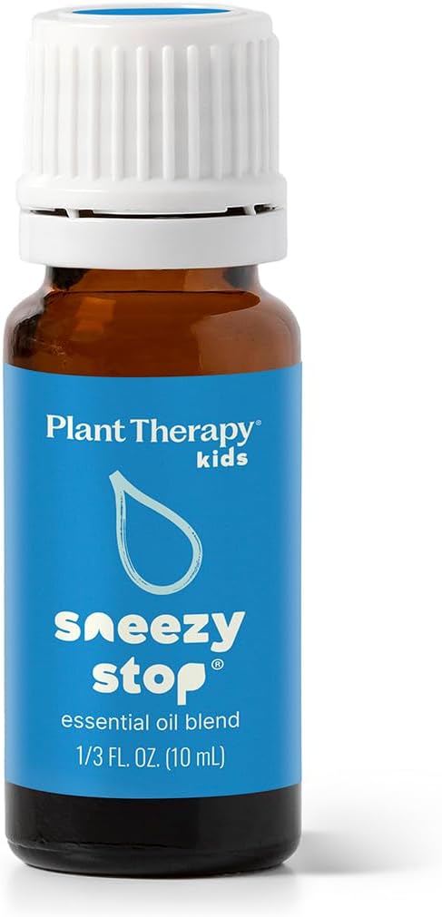 Plant Therapy KidSafe Sneezy Stop Essential Oil Blend 10 mL (1/3 oz) 100% Pure, Undiluted, Therapeutic Grade