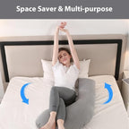 Pregnancy Pillow Maternity Pillow for Side Sleeping Soft Pregnancy Body Pillow for Pregnant Women, Maternity Pillow with Detachable and Adjustable Pillow Cover