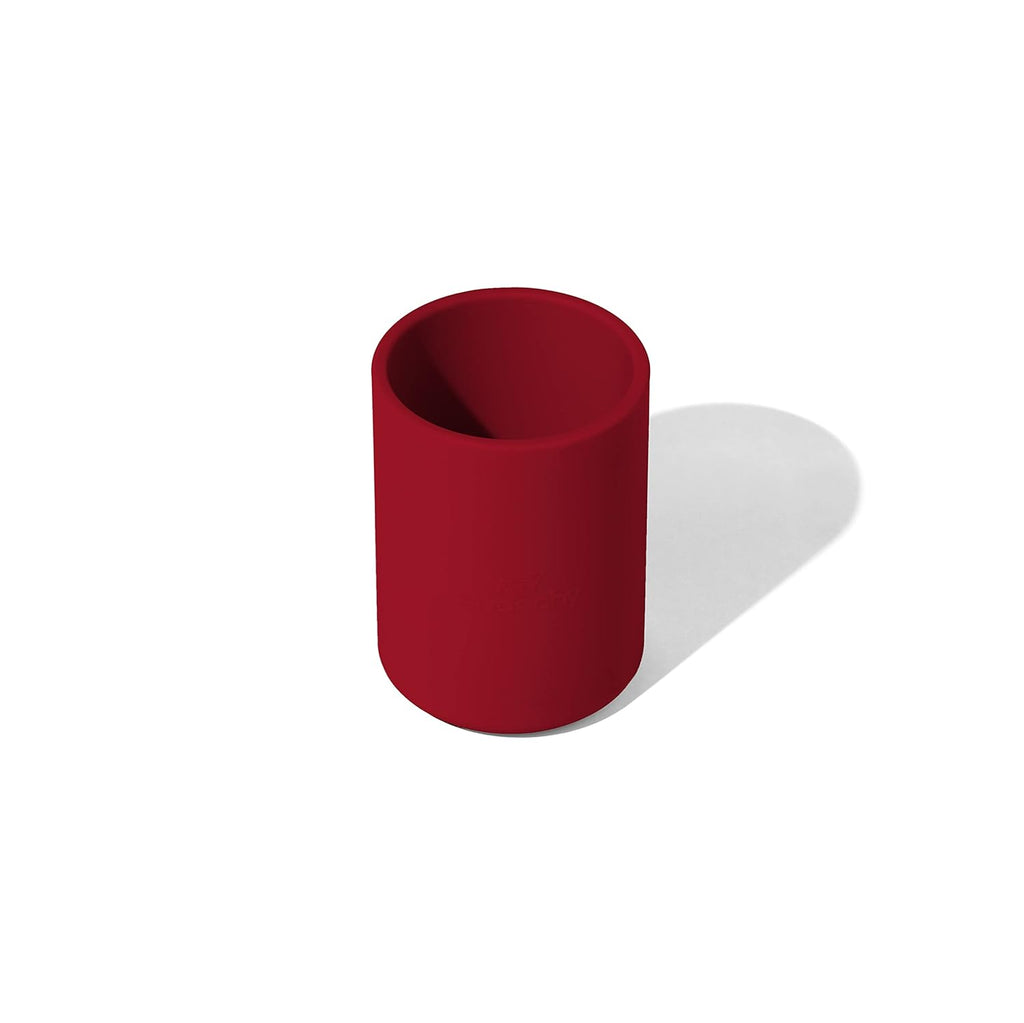 Avanchy Silicone Training Cup – 12 oz Open Cup for Toddlers and Infants – Ideal for Baby Led Weaning and Transitioning from Bottles, Magenta