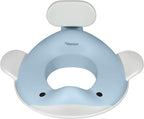 Kindsgut Potty Training Seat in whale design, designed in Germany, suitable for all toilet shapes non-slip toilet seat, Light Blue