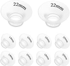 10Pcs Flange Insert 14/16/18/20/22mm*2 Compatible with Momcozy M5/M9/M6/V2 Pro/V2 pro/S12 Pro/S9 Pro/Spectra/Medela/eufy/Elvie/Lansinoh/Paruu P10 Breast Pump,and Most 24mm Shields