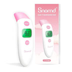 Forehead and Ear Thermometer 3 in 1 Non-Contact Backlight Body Object Temperature Checking Sensor Touchless Digital Thermometer with Fever Alert