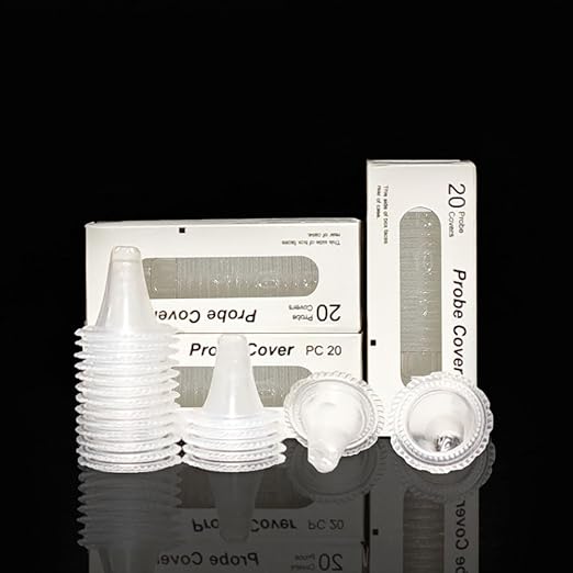 1000 Pack Ear Thermometer Covers Disposable Refill Lens Filters Caps Probe Cover Compatible for All B raun Models Digital Thermometers Sleeve (Updated Version)