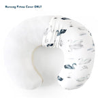 GRSSDER Nursing Pillow Cover Stretchy Minky Removable Nursing Covers for Breastfeeding Pillows, Ultra Soft Comfortable Slipcover for Boy and Girls, Pretty Swan/Watercolor Dandelion Pattern