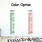 Personalized Canvas Growth Chart for Kids, Height Chart for Kids, Growth Chart Banner with Name