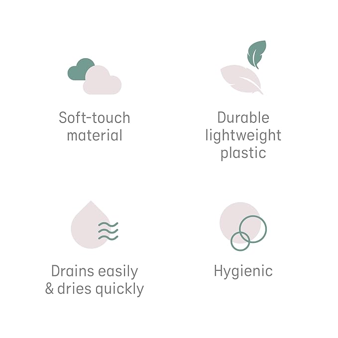 Angelcare Baby Bath Support (Pink) | Ideal for Babies Less than 6 Months Old