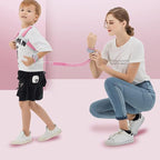 2 in 1 Toddler Leash Anti Lost Wrist Link Pink Safety Harness with Lock for Kids, Baby Leash Anti Lost Wrist Link Safety Wrist Link for Toddlers(Pink 8.2 Ft) …