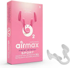 Airmax Unisex Sport Nasal Dilators One-Pack - Easy, Safe, and Comfortable Breathing Aid - Improves Airflow - Transparent - Small'