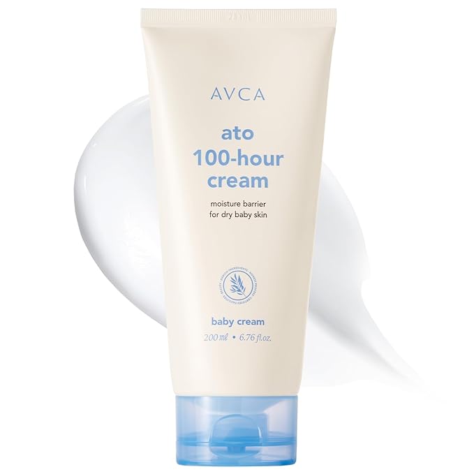 AVCA Ato 100-Hour Baby Cream for Dry, Sensitive Skin and Long-Lasting Moisture 200ml/6.76fl. oz.